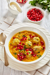 Ash-e Anar, Persian Split Pea and Pomegranate Soup