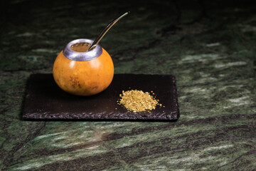 Yerba Mate. Traditional Argentinian beverage