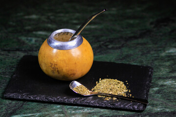 Yerba Mate. Traditional Argentinian beverage