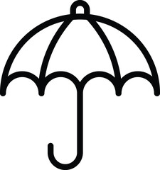 Umbrella Vector Icon Design Illustration