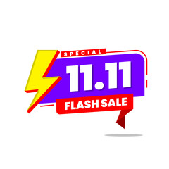 Flash Sales 11.11 Promotion Banner Template