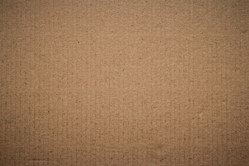 Fototapeta na wymiar Brown paper box or Corrugated cardboard sheet texture can be use as background