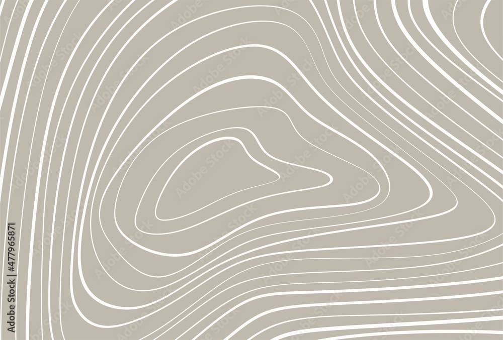 Poster simple background with contour line pattern