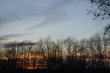 Polish masurian sunset