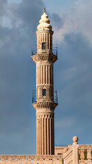 Minaret of Ulu Cami, also known as Great mosque of Mardin in Turkey. Mardin Grand Mosque, being the...