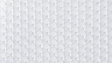 Air Bubble wrap texture background. Plastic packaging material. 