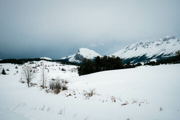 Station ski séjour montagne neige paysage