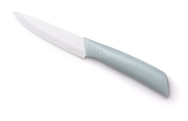 White blade ceramic kitchen knife