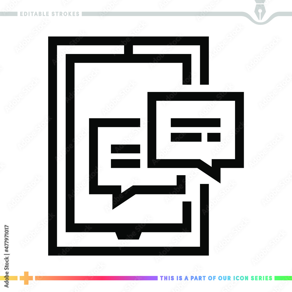 Aufkleber line icon for dating services illustrations with editable strokes. this vector graphic has customiza