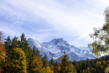 Zugspitze am Eibsee in Grainau, Bayern