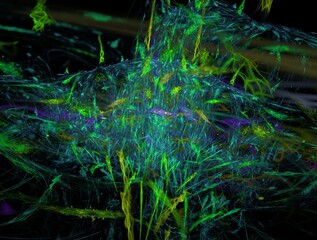 Imaginatory fractal abstract background Image