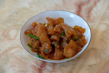 A variety of Chinese dishes on the table