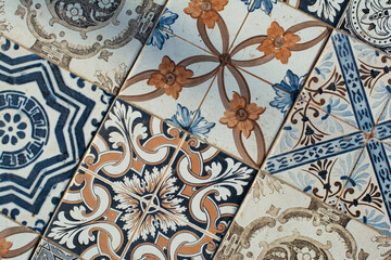 Vintage tile texture