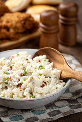 Bowl of mashed potatoes
