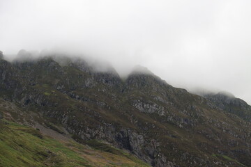 Fototapeta na wymiar Fog In The Mountains