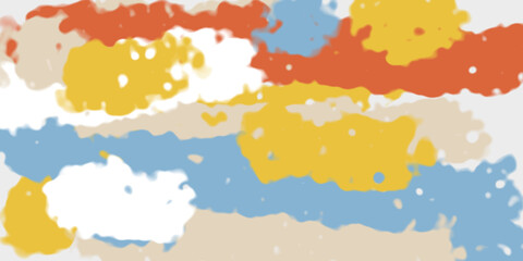 Abstract daydream doodle trend background