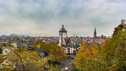 Panorama – Blick auf Freiburg