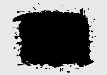 Brushstroke vector grunge background for design template