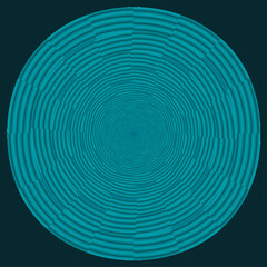 Abstract paint spiral design elrment with Stripes