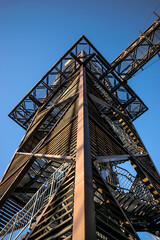 Observation tower and blue sky