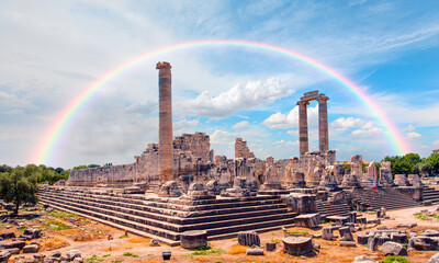 Temple of Apollo in Didyma antique city - Didim, Aydin