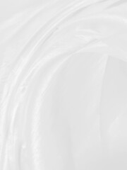 Obraz premium beauty silky shine abstract line on soft white fabric background