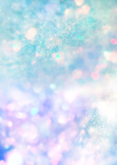 菫色から淡い水色へ　玉ボケ gradation　Pale purple　Pale blue