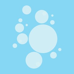 Bubble icon logo vector