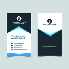 Horizontal Business Card Design Template 