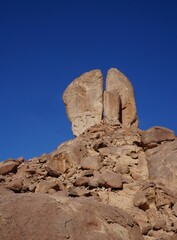 Split Rock in Saudi Arabia possibly Horeb