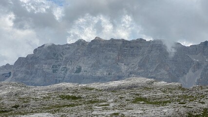 dolomites Alps travel. Smartphone photos