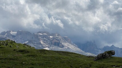 dolomites Alps travel. Smartphone photos