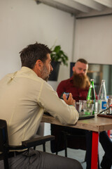 Obraz premium Business people talking