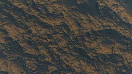 Fototapeta premium abstract aerial view, abstract cosmic texture, top view of alien planet 3d render