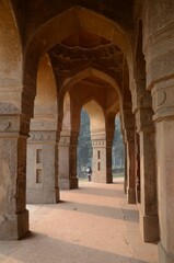 Fototapeta na wymiar Archway of Muhammad Shah Sayyid tomb