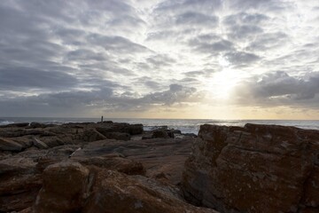 View of the ocean located at Margate in South Africa
