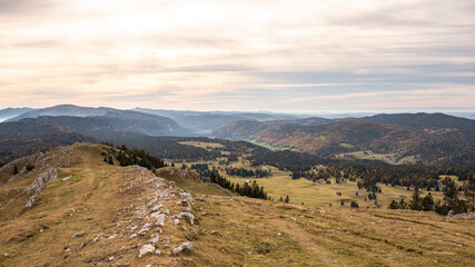 Vue Sur Le Jura depuis la Dôle