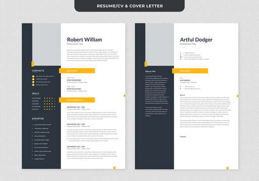 cv / resume minimal design