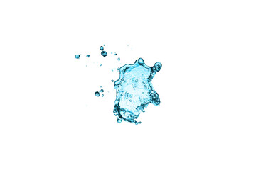 Water Splash isolate On White Background