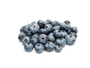 Fresh blueberry berries isolated on a white background