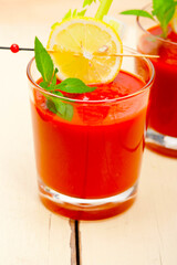 fresh tomato juice
