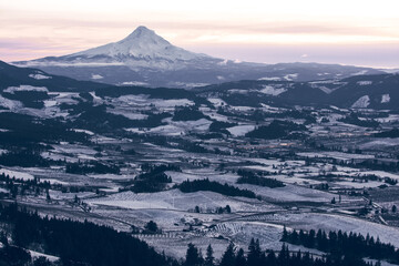 Hood River valley and Mount Hood