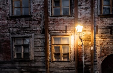 old street in the town