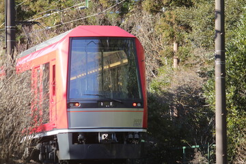 箱根登山鉄道の電車
