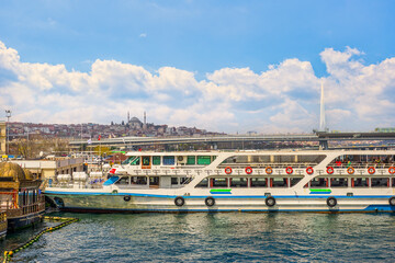 Touristic boat in Istanbul