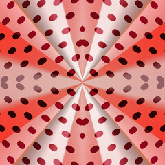 Beautiful polka dot seamless pattern