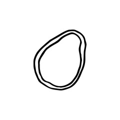 Hand Drawn Scribble Circles. Vector design element.