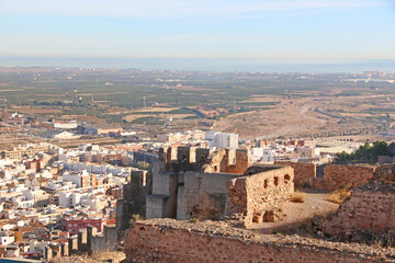 Sagunto town from the castle