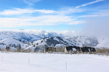 Powder Mountain Ski resort in Utah	