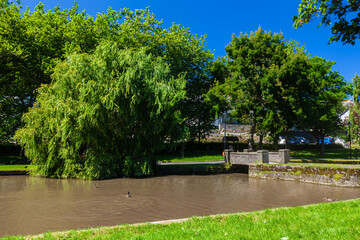 Newquay Boating Lake Cornwall UK